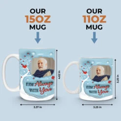 Custom Photo I'm Always With You - Memorial Personalized Custom 3D Inflated Effect Printed Mug - Sympathy Gift For Family Members -Pawfect House Store Thumb 4 10852c87 59ec 40c4 854d f8c0f74ee9d2