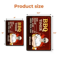 Keep Calm, It's BBQ Time - Family Personalized Custom Home Decor Metal Sign - Father's Day, House Warming Gift For Dad -Pawfect House Store Thumb 4 5b59e6a1 00bf 4bbe 8cc9 cd59c1d2f61e