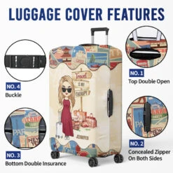 Let's Go Everywhere - Travel Personalized Custom Luggage Cover - Holiday Vacation Gift, Gift For Adventure Travel Lovers -Pawfect House Store Thumb 4 61f67b67 dd1f 4e9c b038 43d884b8ed59