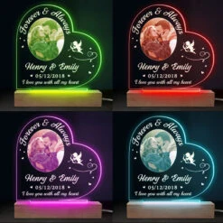 Custom Photo I Love You With All My Heart - Couple Personalized Custom Heart Shaped 3D LED Light - Gift For Husband Wife, Anniversary -Pawfect House Store Thumb 4 70a8ecc0 9a4e 4f8d 9f86 329ac95251ed