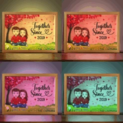 I'm Yours Forever - Couple Personalized Custom Frame Light Box - Gift For Husband Wife, Anniversary -Pawfect House Store Thumb 4 89edf6c5 0956 48c0 badb fbea00a04398