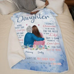 My Baby Girl - Family Personalized Custom Blanket - Birthday Gift From Mom -Pawfect House Store Thumb 4 90b0b20a 7ae1 4a2f a349 14989a69fcee