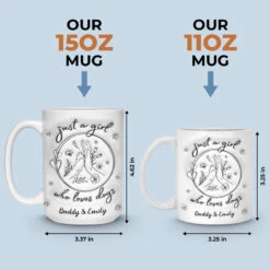 Just A Girl Who Loves Dogs - Dog Personalized Custom 3D Inflated Effect Printed Mug - Gift For Pet Owners, Pet Lovers -Pawfect House Store Thumb 4 d533a4c2 6c49 4117 86bf 8bb7128eb9c8