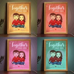 It Was Love At First Sight At Last Sight At Ever And Ever Sight - Couple Personalized Custom Frame Light Box - Gift For Husband Wife, Anniversary -Pawfect House Store Thumb 4 f9f2b57d ec94 4d95 8edc a2c625dbda4d