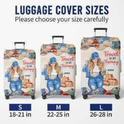 The Beach Is Calling And I Definitely Must Go - Travel Personalized Custom Luggage Cover - Gift For Traveling Lovers -Pawfect House Store Thumb 5 1dad3f0a a08e 41c3 8779 ef2d32fbed6c