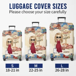 Let's Go Everywhere - Travel Personalized Custom Luggage Cover - Holiday Vacation Gift, Gift For Adventure Travel Lovers -Pawfect House Store Thumb 5 35dfcbdc e867 4320 afa0 21c02570c496
