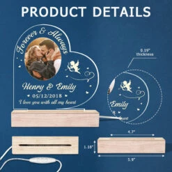 Custom Photo I Love You With All My Heart - Couple Personalized Custom Heart Shaped 3D LED Light - Gift For Husband Wife, Anniversary -Pawfect House Store Thumb 6 1e4a6ec3 732f 47bf bf1f d44a7e3bfa7a