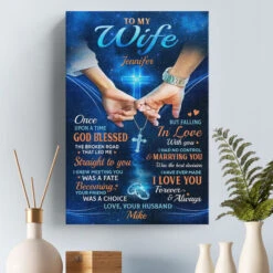 I Knew Meeting You Was A Fate - Couple Personalized Custom Vertical Canvas - Gift For Husband Wife, Anniversary -Pawfect House Store Thumb 6 e2274d23 9c7e 4c0b b37f a7bb917c8959