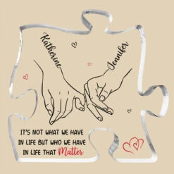 There Is Us - Bestie Personalized Custom Puzzle Shaped Acrylic Plaque - Gift For Best Friends, BFF, Sisters -Pawfect House Store Thumb.3 8ef0b01c 6a60 48fe af10 d02ed77c684e