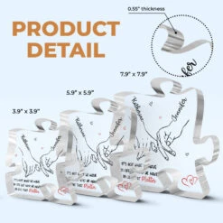 There Is Us - Bestie Personalized Custom Puzzle Shaped Acrylic Plaque - Gift For Best Friends, BFF, Sisters -Pawfect House Store Thumb.4 40dd350d 0eb8 4749 8e9f 727484941dd8