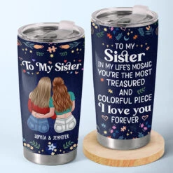Thanks For Being An Awesome Friend - Bestie Personalized Custom Tumbler - Gift For Best Friends, BFF, Sisters