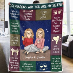 You Are Beautiful Inside And Out - Bestie Personalized Custom Blanket - Christmas Gift For Best Friends, BFF, Sisters