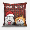 We Rule The House - Dog & Cat Personalized Custom Pillow - Christmas Gift For Pet Owners, Pet Lovers