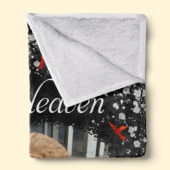 Custom Photo Our Love And Hugs - Memorial Personalized Custom Blanket - Sympathy Gift For Pet Owners, Pet Lovers -Pawfect House Store Thumb2 3d791d87 1649 4fee 8264 f4d8837b558a