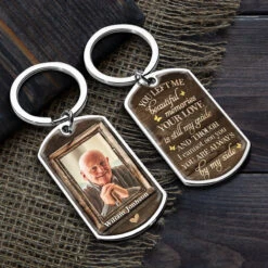 You're Always By My Side - Upload Image, Personalized Keychain -Pawfect House Store Thumb3 2c2084b9 aeee 4114 a48b 63f573058baa