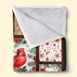 Cardinals Appear When Angels Are Near - Memorial Personalized Custom Blanket - Christmas Gift, Sympathy Gift For Family Members -Pawfect House Store Thumb3 2c35a331 2f42 45dd 9691 4cf387b71df8