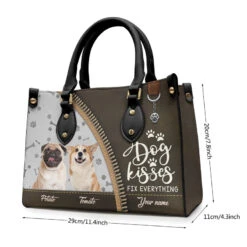 Custom Photo Life Is Better With Fur Babies - Dog & Cat Personalized Custom Leather Handbag - Gift For Pet Owners, Pet Lovers -Pawfect House Store Thumb3 5a5bfc29 4bd0 463b be87 01afe07a16de