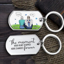 The Moment Your Heart Stopped - Personalized Keychain - Gift For Couples, Husband Wife -Pawfect House Store Thumb3 8464f7a9 d00e 46c3 9c7c f16ad97c4a30