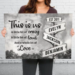 This Is Us, Full Of Love - Family Personalized Custom Horizontal Canvas - Gift For Family Members -Pawfect House Store Thumb3 91593e72 da8f 40ea ba3b 9891876bdeb9