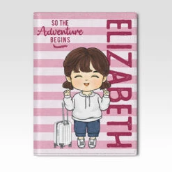 Home Is Where Your Passport Is - Travel Personalized Custom Passport Cover, Passport Holder - Holiday Vacation Gift, Gift For Adventure Travel Lovers -Pawfect House Store Thumb3 a69f31b8 cb94 40fb b293 b5d203b76a4b