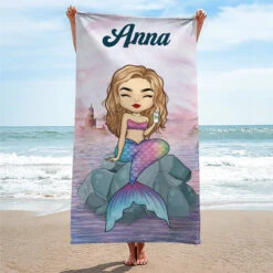 Happy Times And Good Sunshine - Bestie Personalized Beach Towel - Summer Vacation Gift, Birthday Pool Party Gift For Best Friends, BFF, Sisters -Pawfect House Store Thumb3 b4604ca3 fc09 4ac9 930e f2ec98cab494