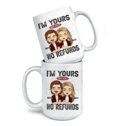 Happier With You - Couple Personalized Custom Mug - Gift For Husband Wife, Anniversary -Pawfect House Store Thumb3 d11cc7a6 15f0 4200 ac67 53238f08407b