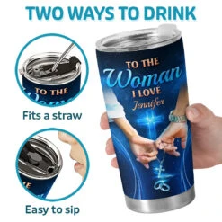 Get To The End Of Our Lives Together - Couple Personalized Custom Tumbler - Gift For Husband Wife, Anniversary -Pawfect House Store Thumb3 d54c649e 2383 4050 bb5f ad5949b6d432