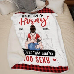 I'm Addicted To You - Couple Personalized Custom Blanket - Christmas Gift For Husband Wife, Anniversary -Pawfect House Store Thumb4 4e0b1219 6a6b 4061 b2e0 3727b8a947a3