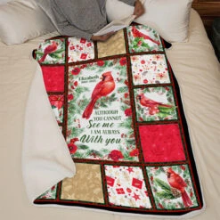 Cardinals Appear When Angels Are Near - Memorial Personalized Custom Blanket - Christmas Gift, Sympathy Gift For Family Members -Pawfect House Store Thumb4 7a34e8c1 cb3b 45a0 be95 d6274bc3c17d