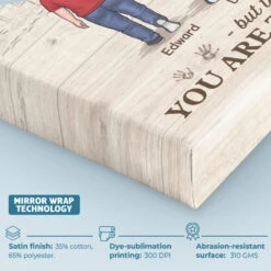 Dad We Love You - Family Personalized Custom Vertical Canvas - Birthday Gift For Dad -Pawfect House Store Thumb4 83d94794 622f 43ba b6de 7af8c6efb142