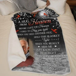 Custom Photo When You Really Miss Me - Memorial Personalized Custom Blanket - Christmas Gift, Sympathy Gift For Family Members -Pawfect House Store Thumb4 8894dccc 38ac 44ac 9fbd 97bd10087134