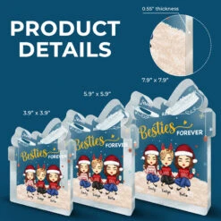 No Greater Gift Than Friendship - Bestie Personalized Custom Gift Box Shaped Acrylic Plaque - Christmas Gift For Best Friends, BFF, Sisters -Pawfect House Store Thumb4 d2e60ae7 55e0 4273 88d4 18a34e7372ad