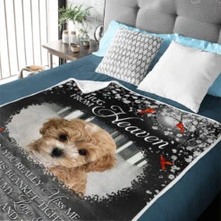 Custom Photo Our Love And Hugs - Memorial Personalized Custom Blanket - Sympathy Gift For Pet Owners, Pet Lovers -Pawfect House Store Thumb5 e7e397fc 8151 4fa3 bc33 e8250ec70093