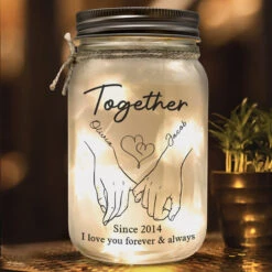 Always Love You Till My Last Breath - Couple Personalized Custom Mason Jar Light - Gift For Husband Wife, Anniversary