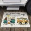 Home Is Where We Park It - Camping Personalized Custom Home Decor Decorative Mat - House Warming Gift For Husband Wife, Camping Lovers