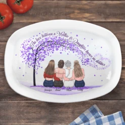 The Eternal Love Between Us - Family Personalized Custom Platter - Mother's Day, Birthday Gift For Mom -Pawfect House Store thumb 2