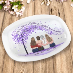 The Eternal Love Between Us - Family Personalized Custom Platter - Mother's Day, Birthday Gift For Mom -Pawfect House Store thumb 3