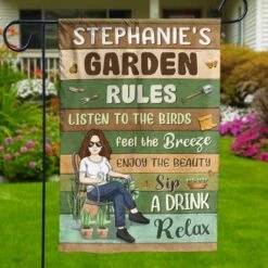 Garden Rules For You - Garden Personalized Custom Flag - Gifts For Gardening Lovers -Pawfect House Store thumb 3 0eb9d80f b214 4783 841a 7c687f330ae4