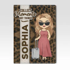 Travel Is My Favourite Therapy - Travel Personalized Custom Passport Cover, Passport Holder - Gift For Travel Lovers -Pawfect House Store thumb 3 d0d412a1 abfd 4faa 9f59 e359033e566f