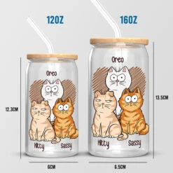I Like Coffee, My Cats And Maybe 3 People - Cat Personalized Custom Glass Cup, Iced Coffee Cup - Gift For Pet Owners, Pet Lovers -Pawfect House Store thumb 4 1 d9ac6bb9 e5bb 4a8a 9af1 5e7aca9ac5eb