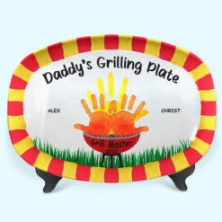 My Daddy, My Master - Family Personalized Custom Platter - Father's Day, Birthday Gift For Dad -Pawfect House Store thumb 4 2ceb1331 786f 4cf8 b9b2 fdfb716d138a