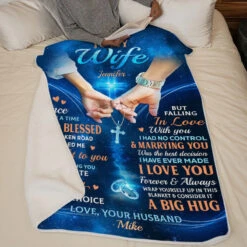 Wrap Yourself Up In This Blanket - Couple Personalized Custom Blanket - Gift For Husband Wife, Anniversary -Pawfect House Store thumb 4 3470be2f af4e 4741 af42 bc159ca8ca66