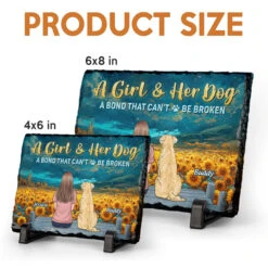 Our Perfect Companions Never Have Fewer Than Four Feet - Memorial Personalized Custom Rectangle Shaped Stone With Stand - Sympathy Gift For Pet Owners, Pet Lovers -Pawfect House Store thumb 4 b38d3c14 972d 467c a318 9ee22a1c72de