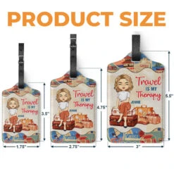 It's On My List - Travel Personalized Custom Luggage Tag - Holiday Vacation Gift, Gift For Adventure Travel Lovers -Pawfect House Store thumb 4 ef89154d 8f4e 42d1 b187 e725c6af08ee