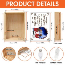 The Love Between A Mother & Daughters Is Forever - Family Personalized Custom Frame Light Box - Birthday Gift For Mom -Pawfect House Store thumb 5 43461b02 c52c 4fd1 8e4e 9b8e77e87d6a