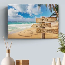 Forever And Always - Couple Personalized Custom Horizontal Canvas - Gift For Husband Wife, Anniversary -Pawfect House Store thumb 6 5f9fd235 6de2 4523 af4b 6da51c878172