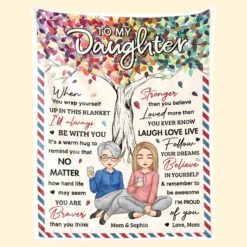 You Are A Blessing In My Life - Family Personalized Custom Blanket - Birthday Gift From Mom, Grandma