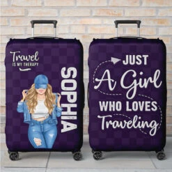 Summer Is Calling And I Definitely Must Go - Travel Personalized Custom Luggage Cover - Gift For Traveling Lovers