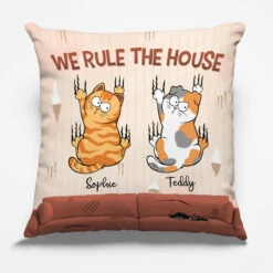 Life Is Better On The Couch - Cat Personalized Custom Pillow - Christmas Gift For Pet Owners, Pet Lovers