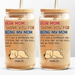 I Would Go Find You - Dog Personalized Custom Glass Cup, Iced Coffee Cup - Gift For Pet Owners, Pet Lovers